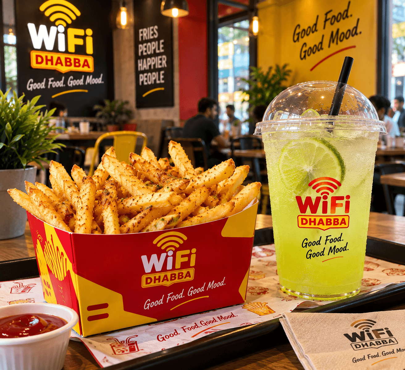 Large Combo at Wifi Dhabba